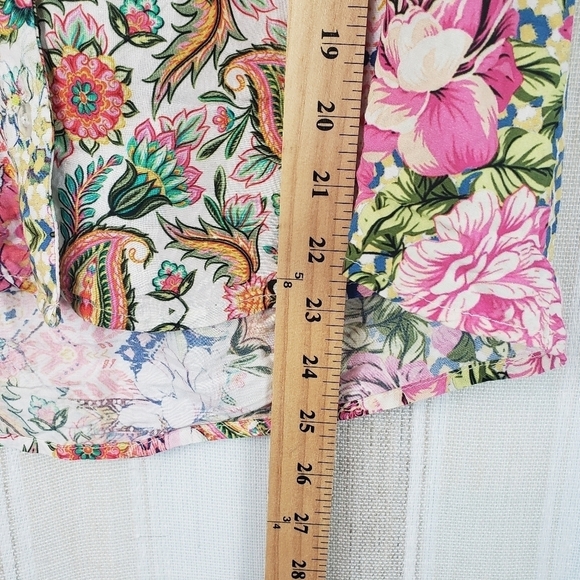 Vintage Tolani Collection Boxy Fit Boho Blouse‎ Size Large - Picture 7 of 11